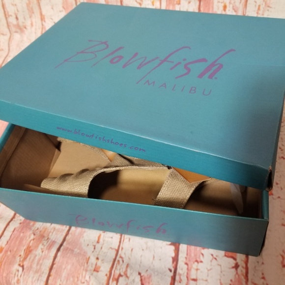 Blowfish Balla Sandals Ankle High Canvas Sand 6 - Picture 5 of 6